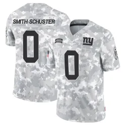 Men's JuJu Smith-Schuster New York Giants No.0 Limited 2024 Salute to Service Jersey - Arctic Camo