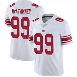 Men's Jude McAtamney New York Giants No.99 Limited Vapor Untouchable Jersey - White