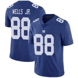 Men's Juice Wells Jr. New York Giants No.88 Limited Team Color Vapor Untouchable Jersey - Royal