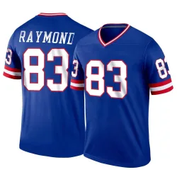 Men's Kalif Raymond New York Giants No.83 Legend Classic Jersey - Royal
