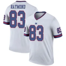 Men's Kalif Raymond New York Giants No.83 Legend Color Rush Jersey - White