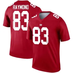 Men's Kalif Raymond New York Giants No.83 Legend Inverted Jersey - Red