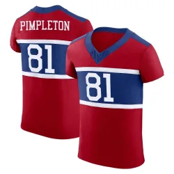 Men's Kalil Pimpleton New York Giants No.81 Elite Century Alternate Vapor F.U.S.E. Jersey - Red
