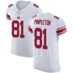 Men's Kalil Pimpleton New York Giants No.81 Elite Vapor Untouchable Jersey - White