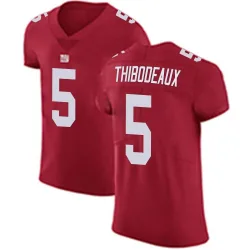Men's Kayvon Thibodeaux New York Giants No.5 Elite Alternate Vapor Untouchable Jersey - Red
