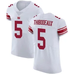 Men's Kayvon Thibodeaux New York Giants No.5 Elite Vapor Untouchable Jersey - White