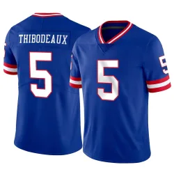 Men's Kayvon Thibodeaux New York Giants No.5 Limited Classic Vapor Jersey