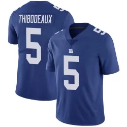 Men's Kayvon Thibodeaux New York Giants No.5 Limited Team Color Vapor Untouchable Jersey - Royal