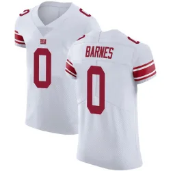 Men's Kevorian Barnes New York Giants No.0 Elite Vapor Untouchable Jersey - White