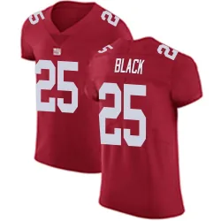 Men's Korie Black New York Giants No.25 Elite Alternate Vapor Untouchable Jersey - Red
