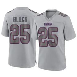 Men's Korie Black New York Giants No.25 Game Atmosphere Fashion Jersey - Gray