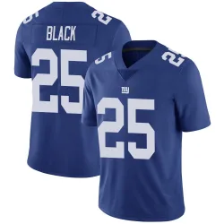 Men's Korie Black New York Giants No.25 Limited Team Color Vapor Untouchable Jersey - Royal