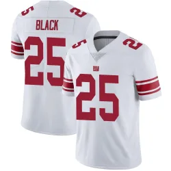 Men's Korie Black New York Giants No.25 Limited Vapor Untouchable Jersey - White