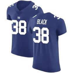 Men's Korie Black New York Giants No.38 Elite Team Color Vapor Untouchable Jersey - Royal