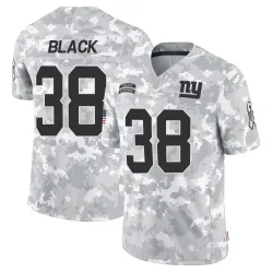 Men's Korie Black New York Giants No.38 Limited 2024 Salute to Service Jersey - Arctic Camo