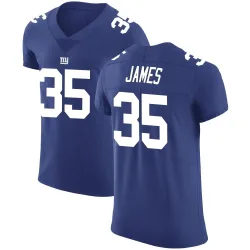 Men's LaMareon James New York Giants No.35 Elite Team Color Vapor Untouchable Jersey - Royal