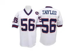 Men's Lawrence Taylor New York Giants No.56 Authentic Throwback Jersey - White
