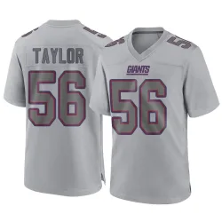 Men's Lawrence Taylor New York Giants No.56 Game Atmosphere Fashion Jersey - Gray