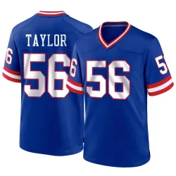 Men's Lawrence Taylor New York Giants No.56 Game Classic Jersey - Royal