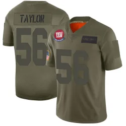 Men's Lawrence Taylor New York Giants No.56 Limited 2019 Salute to Service Jersey - Camo
