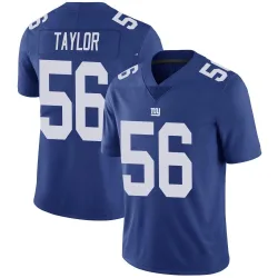 Men's Lawrence Taylor New York Giants No.56 Limited Team Color Vapor Untouchable Jersey - Royal