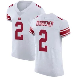 Men's Leo Durocher New York Giants No.2 Elite Vapor Untouchable Jersey - White