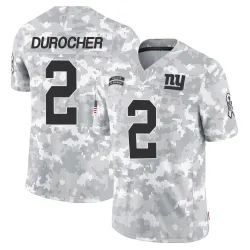 Men's Leo Durocher New York Giants No.2 Limited 2024 Salute to Service Jersey - Arctic Camo