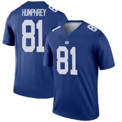 Men's Lil'Jordan Humphrey New York Giants No.81 Legend Jersey - Royal