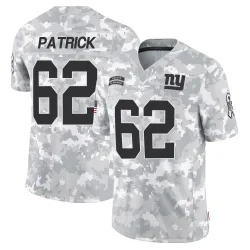 Men's Lucas Patrick New York Giants No.62 Limited 2024 Salute to Service Jersey - Arctic Camo