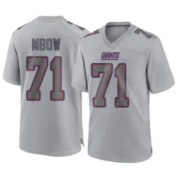 Men's Marcus Mbow New York Giants No.71 Game Atmosphere Fashion Jersey - Gray