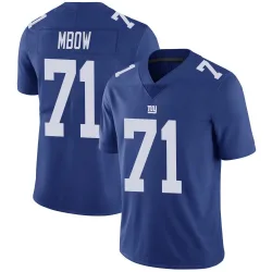 Men's Marcus Mbow New York Giants No.71 Limited Team Color Vapor Untouchable Jersey - Royal