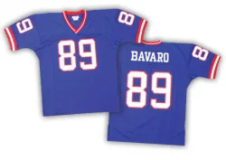 Men's Mark Bavaro New York Giants No.89 Authentic Throwback Jersey - Blue