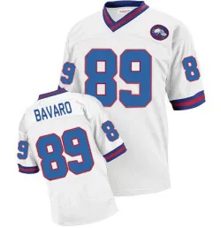 Men's Mark Bavaro New York Giants No.89 Authentic Throwback Jersey - White
