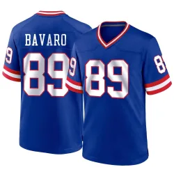Men's Mark Bavaro New York Giants No.89 Game Classic Jersey - Royal