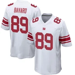 Men's Mark Bavaro New York Giants No.89 Game Jersey - White