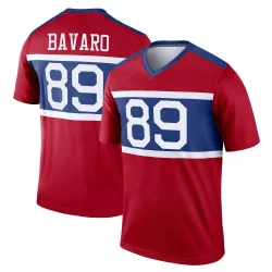 Men's Mark Bavaro New York Giants No.89 Legend Century Alternate Jersey - Red