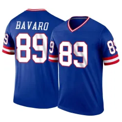 Men's Mark Bavaro New York Giants No.89 Legend Classic Jersey - Royal