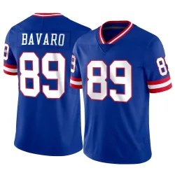 Men's Mark Bavaro New York Giants No.89 Limited Classic Vapor Jersey