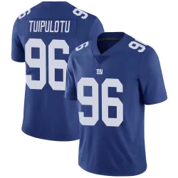 Men's Marlon Tuipulotu New York Giants No.96 Limited Team Color Vapor Untouchable Jersey - Royal