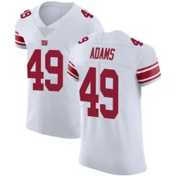 Men's Matthew Adams New York Giants No.49 Elite Vapor Untouchable Jersey - White