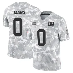 Men's Maximilian Mang New York Giants No.0 Limited 2024 Salute to Service Jersey - Arctic Camo