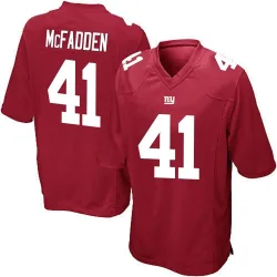 Men's Micah McFadden New York Giants No.41 Game Alternate Jersey - Red