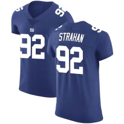 Men's Michael Strahan New York Giants No.92 Elite Team Color Vapor Untouchable Jersey - Royal