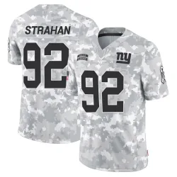 Men's Michael Strahan New York Giants No.92 Limited 2024 Salute to Service Jersey - Arctic Camo