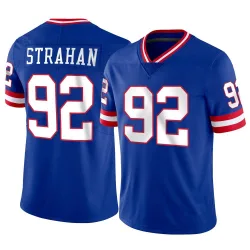 Men's Michael Strahan New York Giants No.92 Limited Classic Vapor Jersey