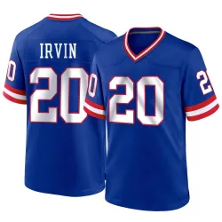 Men's Monte Irvin New York Giants No.20 Game Classic Jersey - Royal
