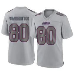 Men's Montrell Washington New York Giants No.80 Game Atmosphere Fashion Jersey - Gray