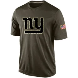 Men's New York Giants No. Salute To Service KO Performance Dri-FIT T-Shirt - Olive