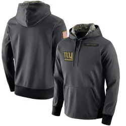Men's New York Giants No. Salute to Service Player Performance Hoodie - Anthracite