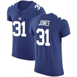 Men's Nic Jones New York Giants No.31 Elite Team Color Vapor Untouchable Jersey - Royal